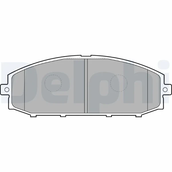 Передние тормозные колодки LP1305 Delphi
