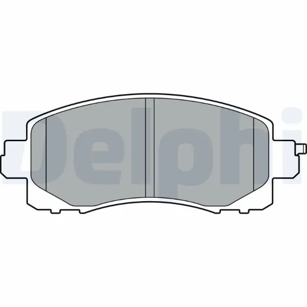 Передние тормозные колодки LP3411 Delphi