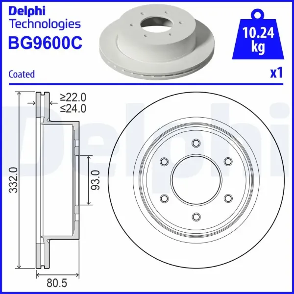 Тормозные диски 2594964 Ford