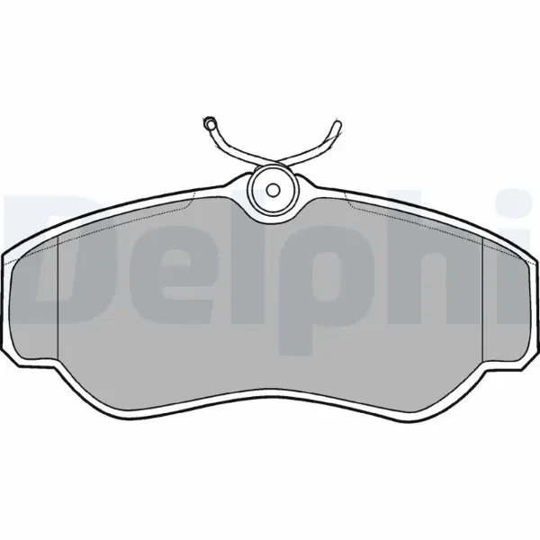 Передние тормозные колодки LP913 Delphi