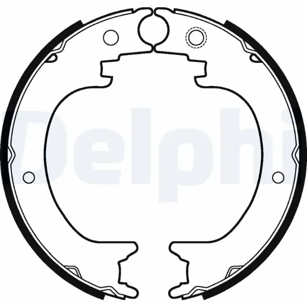 Колодки ручника LS2121 Delphi