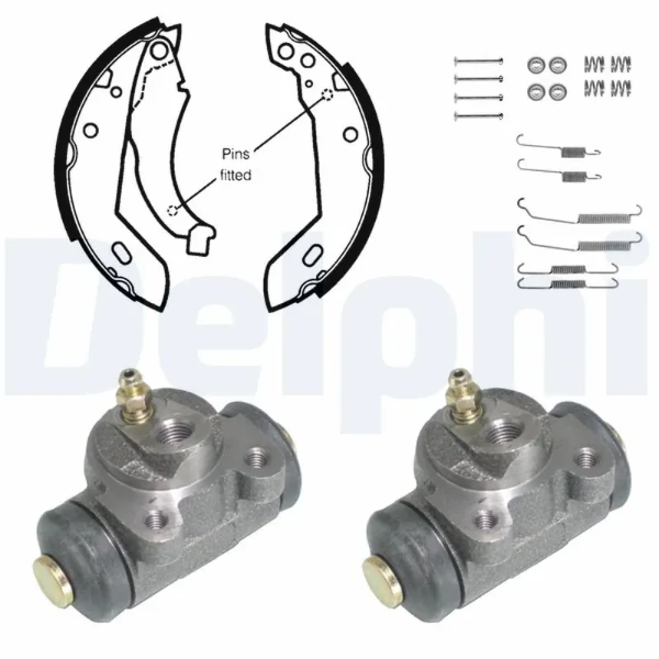 Задние барабанные колодки 42412G Peugeot/Citroen