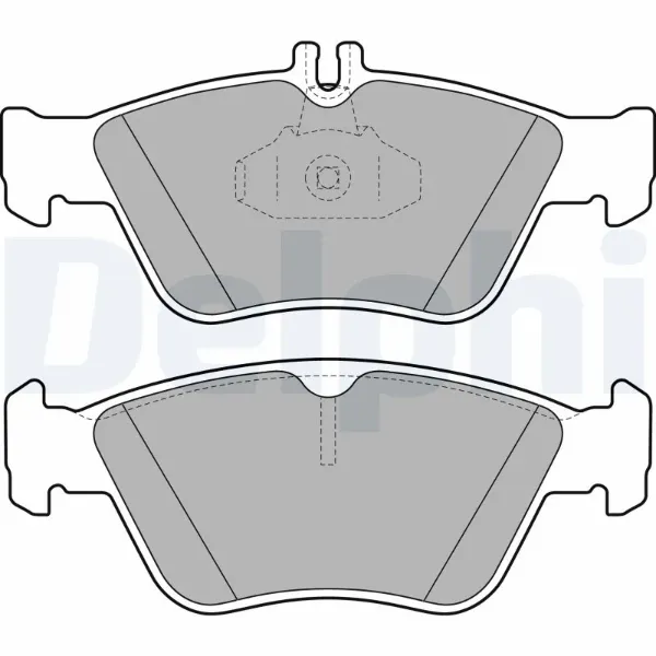 Передние тормозные колодки LP1588 Delphi