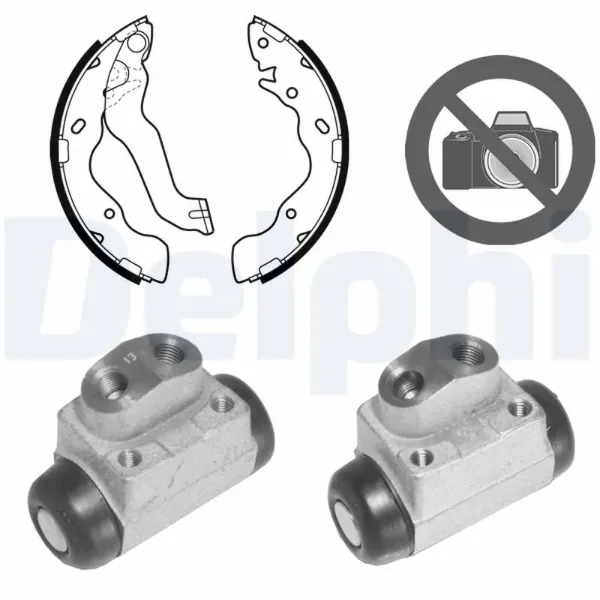Задние барабанные колодки KP1108 Delphi