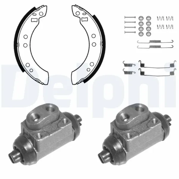 Задние барабанные колодки 725 Delphi