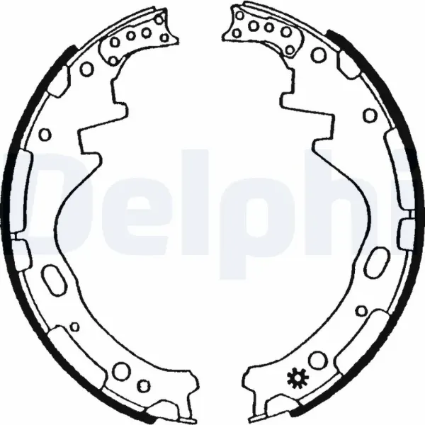 Задние барабанные колодки 4406003N26 Nissan/Infiniti