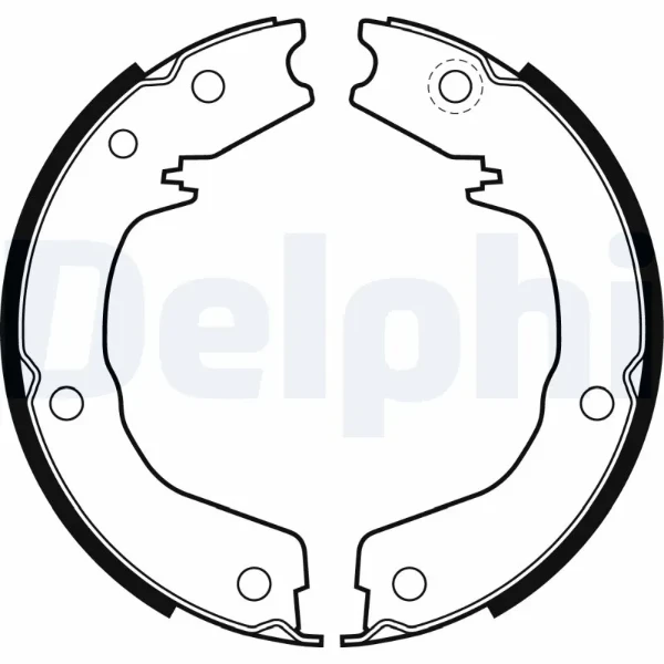 Колодки ручника LS2007 Delphi
