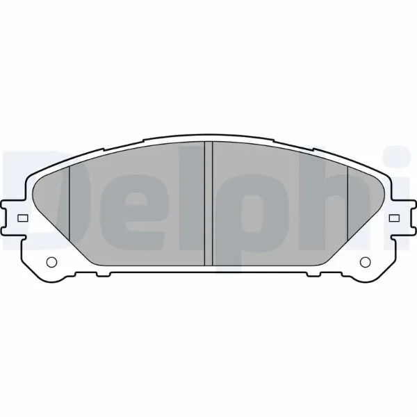 Передние тормозные колодки LP2201 Delphi