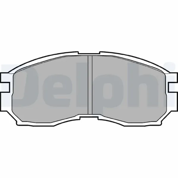 Передние тормозные колодки LP803 Delphi