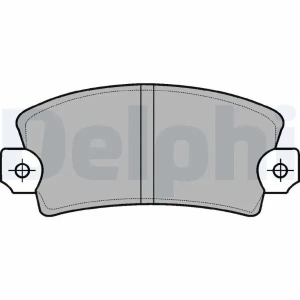 Передние тормозные колодки LP56 Delphi