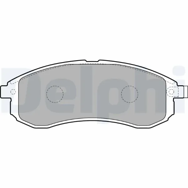Передние тормозные колодки LP1808 Delphi