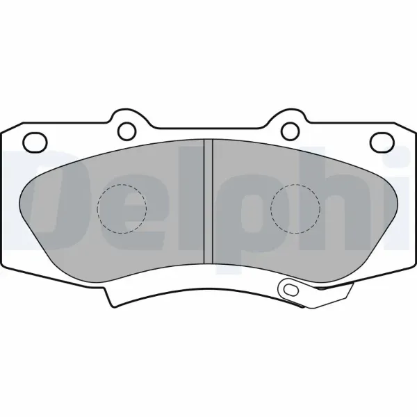 Передние тормозные колодки LP2244 Delphi