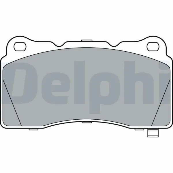 Передние тормозные колодки LP3362 Delphi
