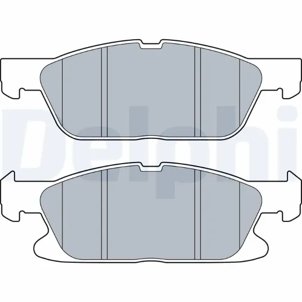 Передние тормозные колодки LP3280 Delphi