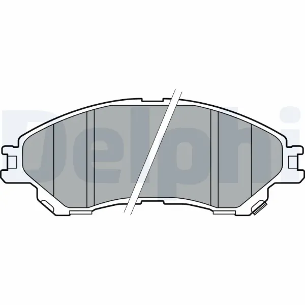 Передние тормозные колодки LP2664 Delphi