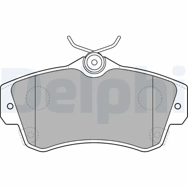 Передние тормозные колодки LP1522 Delphi