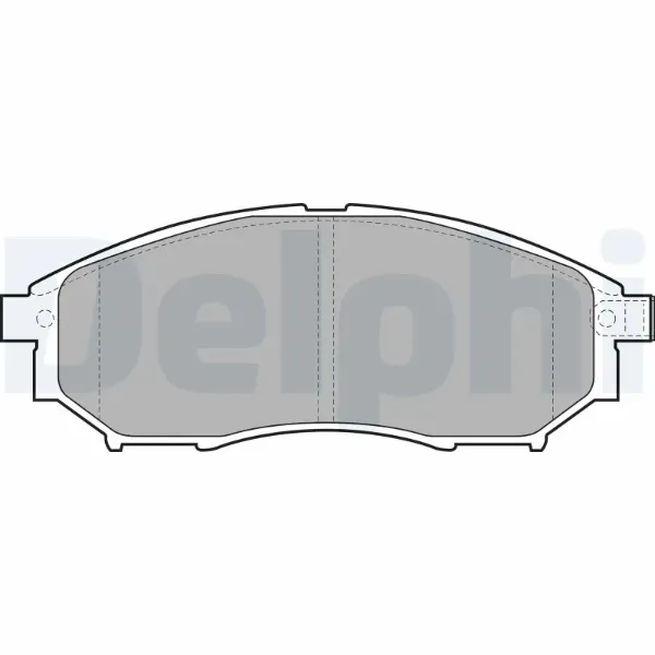 Передние тормозные колодки LP2030 Delphi