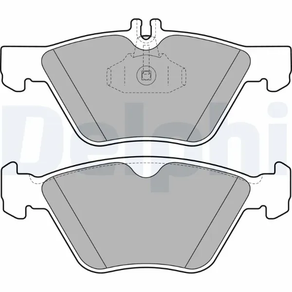 Передние тормозные колодки LP1589 Delphi