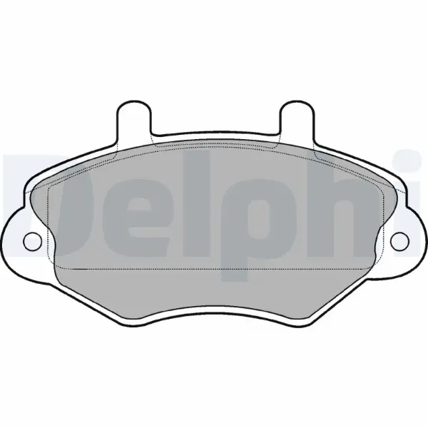 Передние тормозные колодки LP767 Delphi