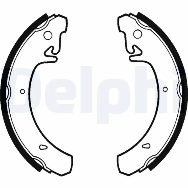 Задние барабанные колодки LS1323 Delphi
