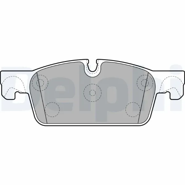 Передние тормозные колодки LP2248 Delphi