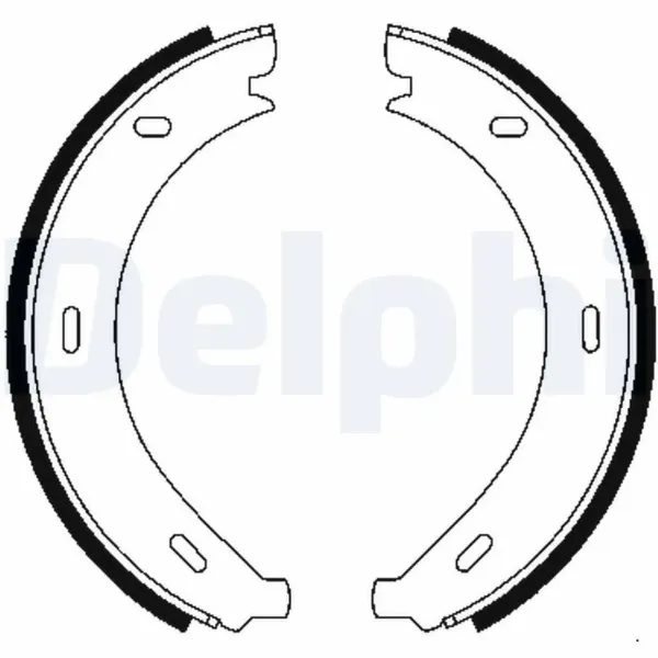 Колодки ручника LS1902 Delphi
