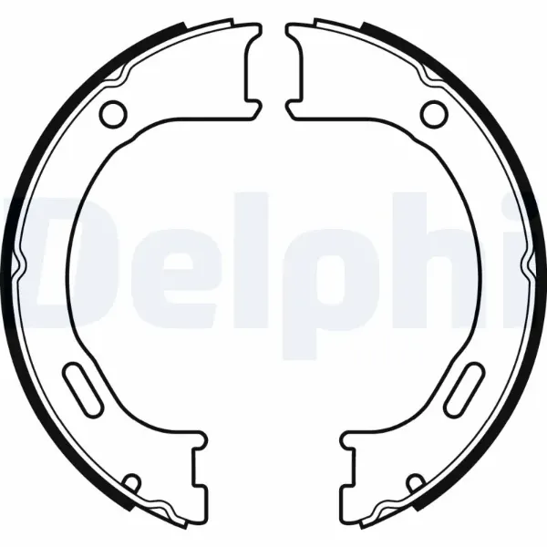 Колодки ручника LS2076 Delphi