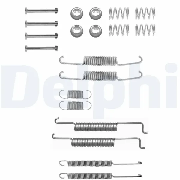 Монтажный комплект задних барабанных колодок LY1033 Delphi