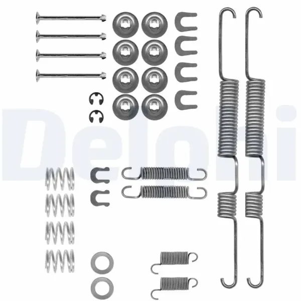 Монтажный комплект задних барабанных колодок LY1191 Delphi