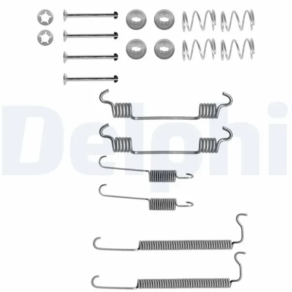 Монтажный комплект задних барабанных колодок LY1357 Delphi