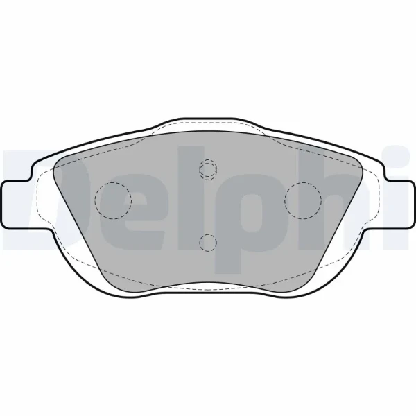 Передние тормозные колодки LP2164 Delphi