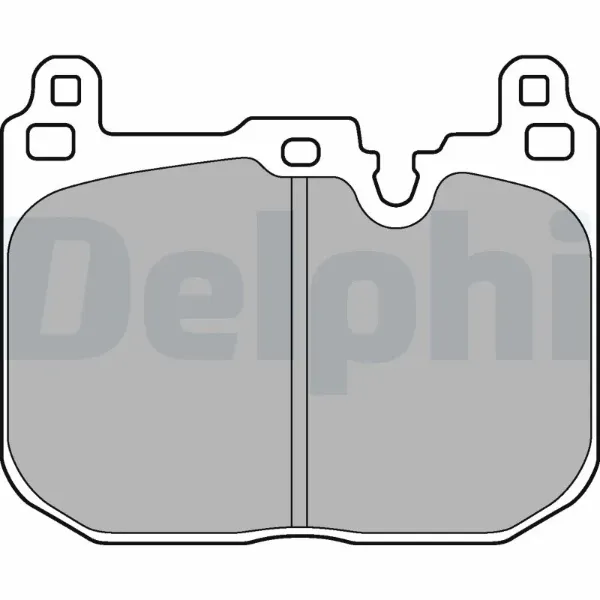 Передние тормозные колодки LP3259 Delphi