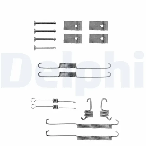 Монтажный комплект задних барабанных колодок LY1073 Delphi