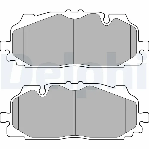 Передние тормозные колодки LP3272 Delphi