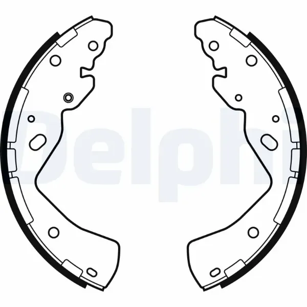 Задние барабанные колодки LS2143 Delphi