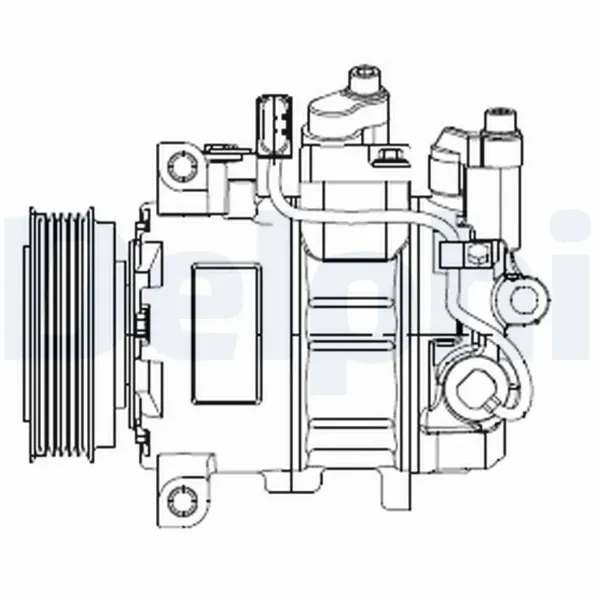 Компрессор кондиционера CS20474 Delphi