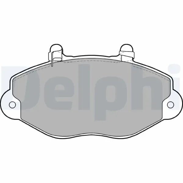 Передние тормозные колодки LP1418 Delphi