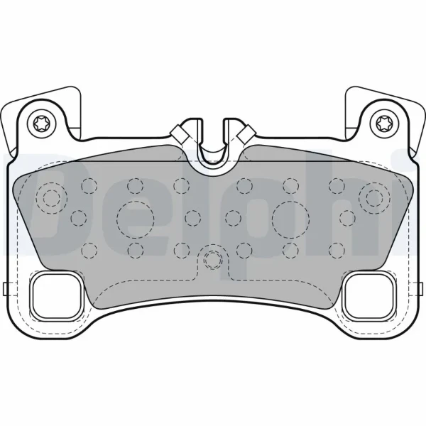 Задние тормозные колодки LP2118 Delphi