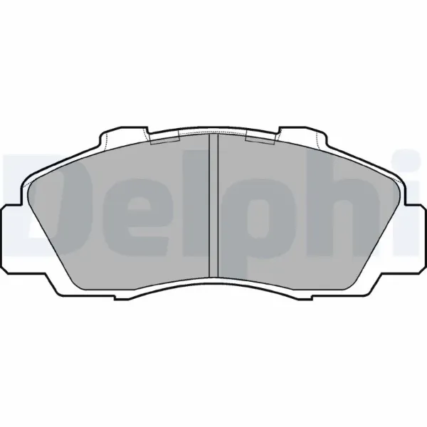 Передние тормозные колодки LP872 Delphi