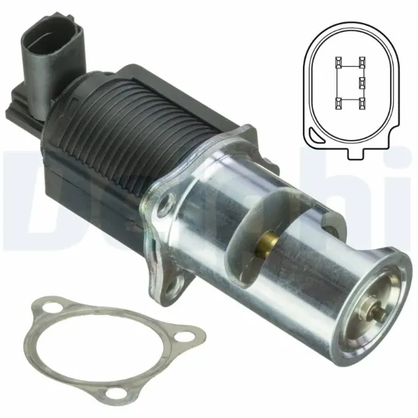 Клапан ЕГР EG1040512B1 Delphi