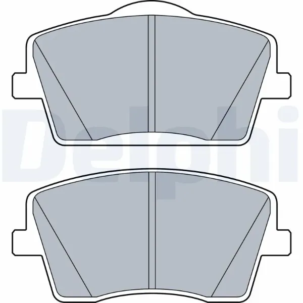 Передние тормозные колодки LP3515 Delphi