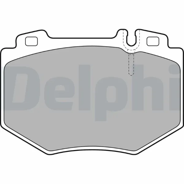 Передние тормозные колодки LP1851 Delphi