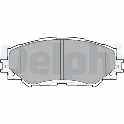 Колодки тормозные передние дисковые DELPHI LP2002