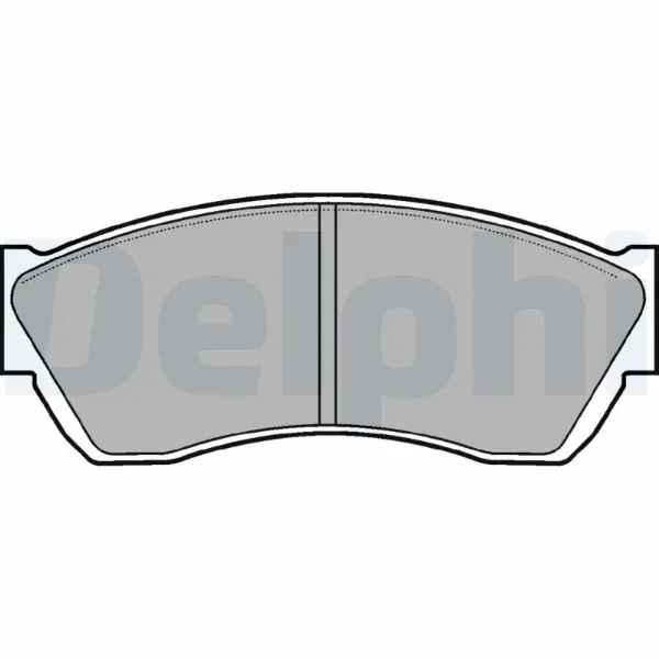 Передние тормозные колодки LP676 Delphi