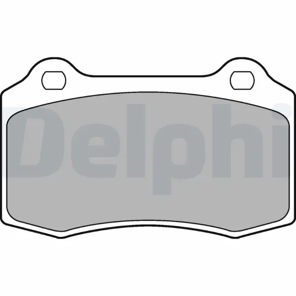 Задние тормозные колодки LP1700 Delphi