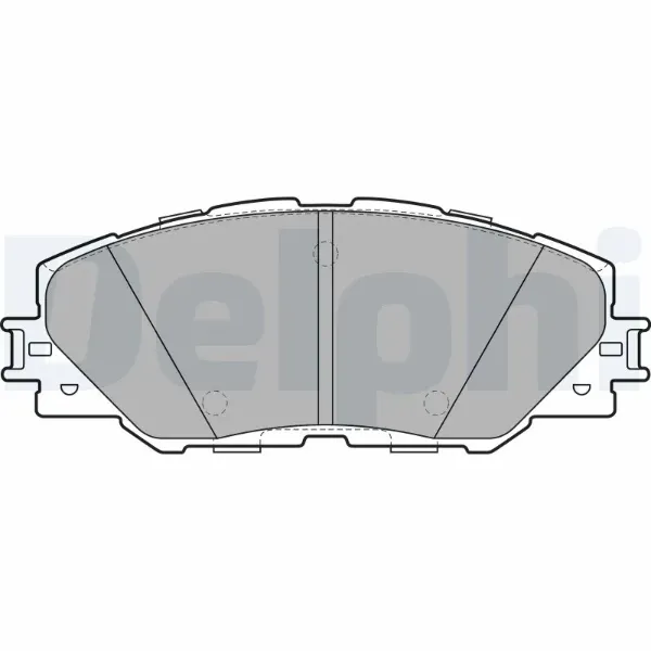 Передние тормозные колодки LP2003 Delphi