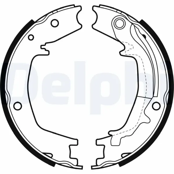 Колодки ручника LS1985 Delphi