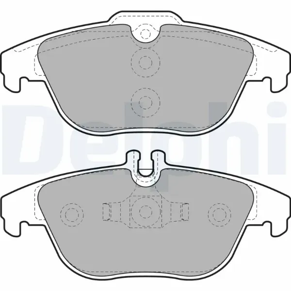 Задние тормозные колодки LP2029 Delphi