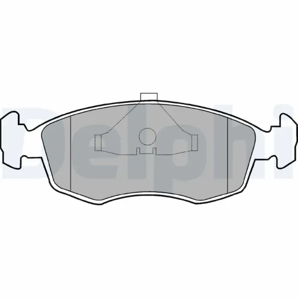 Передние тормозные колодки LP587 Delphi
