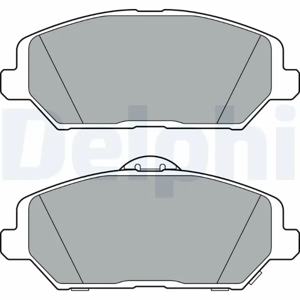 Передние тормозные колодки LP3385 Delphi